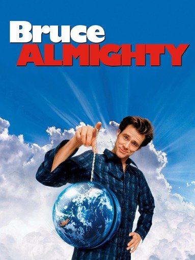 მიუხედავად მაღალი რეიტინგისდა და ულამაზესი მეგობარი გოგონასი, ბუფალოს ტელევიზიის ჟურნალისტი ბრიუს ნოლანი უკმაყოფილოა ცხოვრებით, ერთ დღეს ის ღმერთს დასცინებს, მაგრამ პასუხად უფალი მას ღვთიურ ძალას მიანიჭებს.